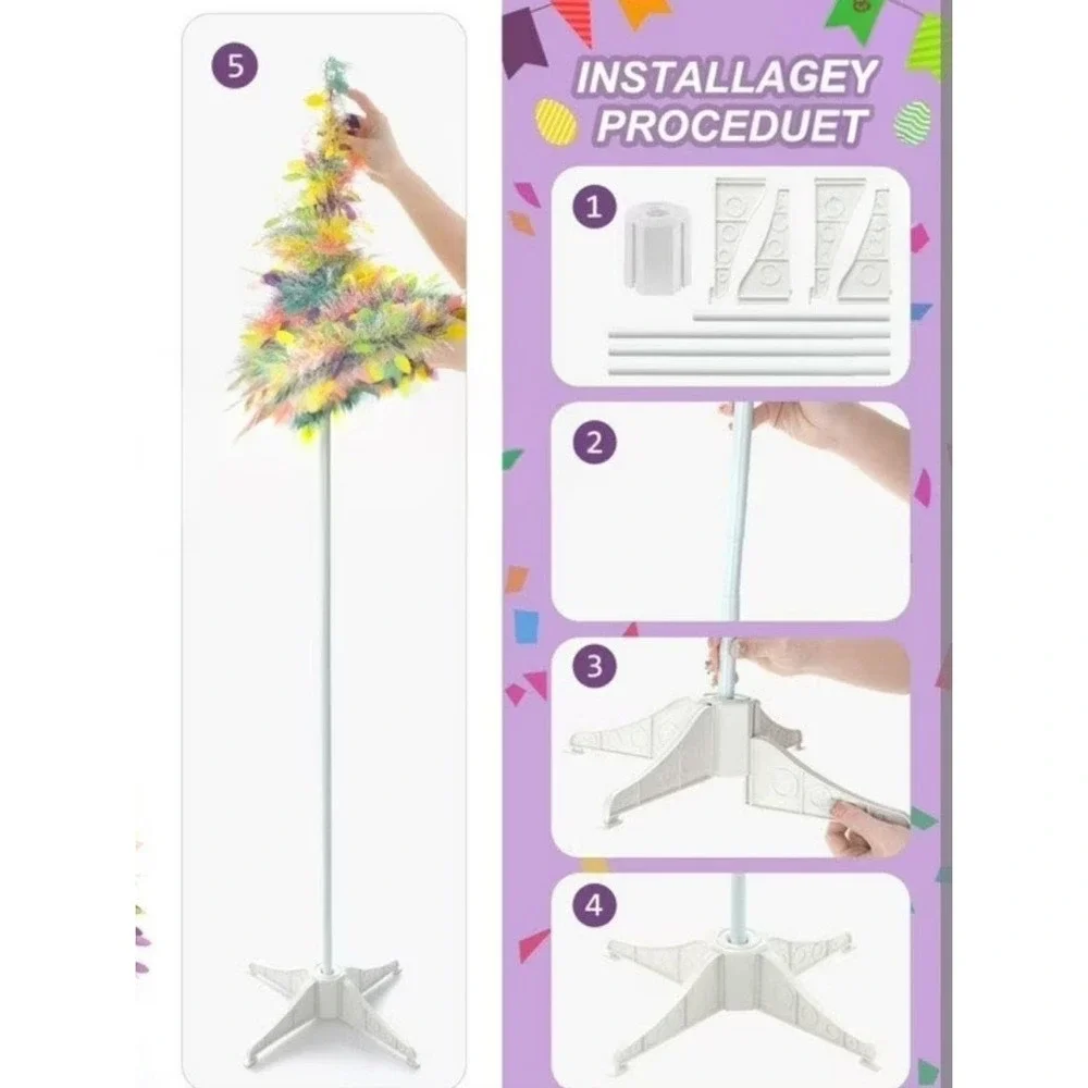 N/A pastel tinsel
